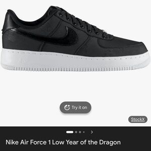 Nike Black Sneakers with Colorful Accents